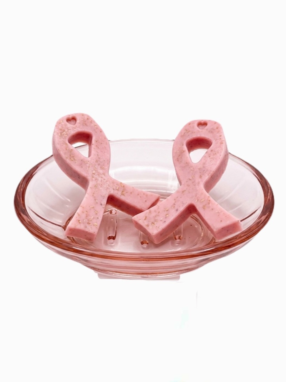 New VintageBitch Gifts Handmade Breast Cancer Awareness Ribbon Hand Body Soap